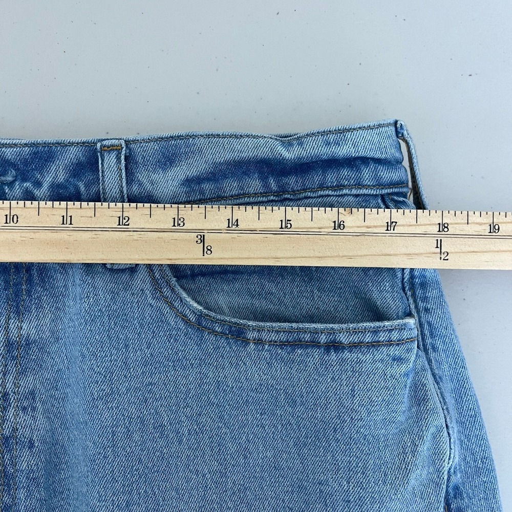 Abercrombie & Fitch Mens Athletic Loose Vintage Stretch Light Wash Jeans 33 - Picture 6 of 14